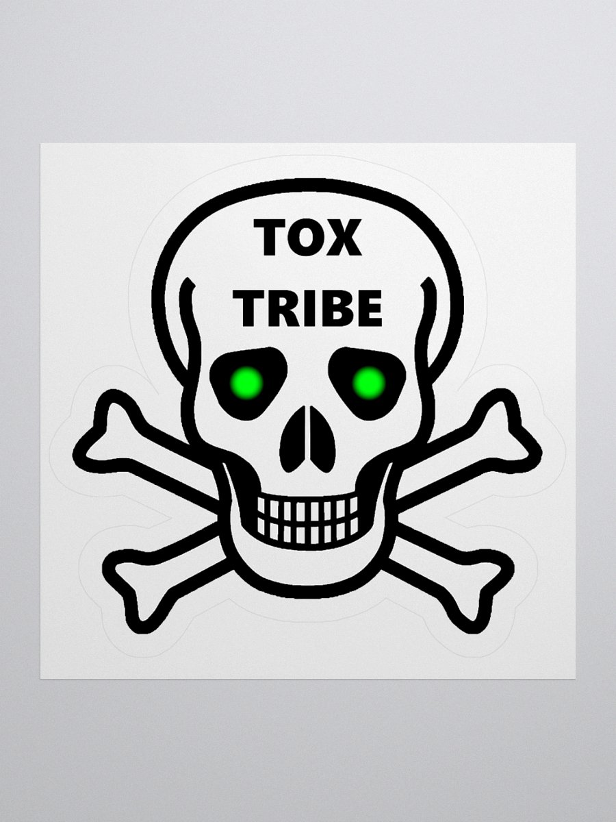 Toxic Skull Sticker product image (1)