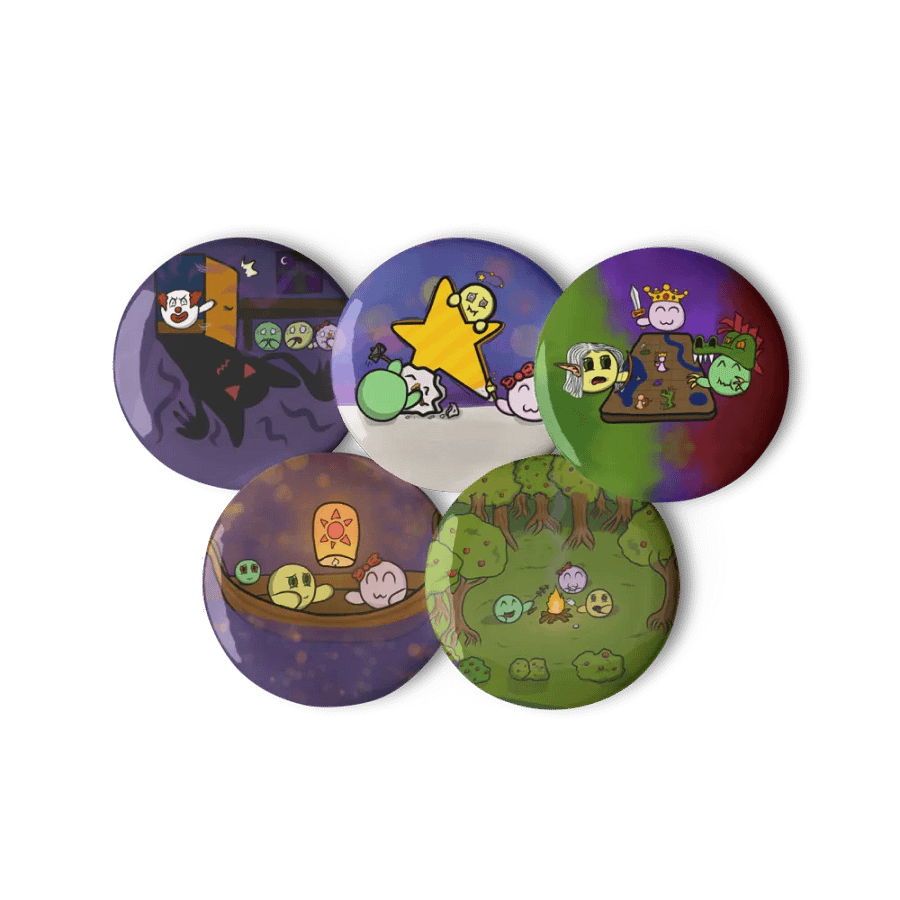 Dango Random Set - Pin Buttons product image (1)