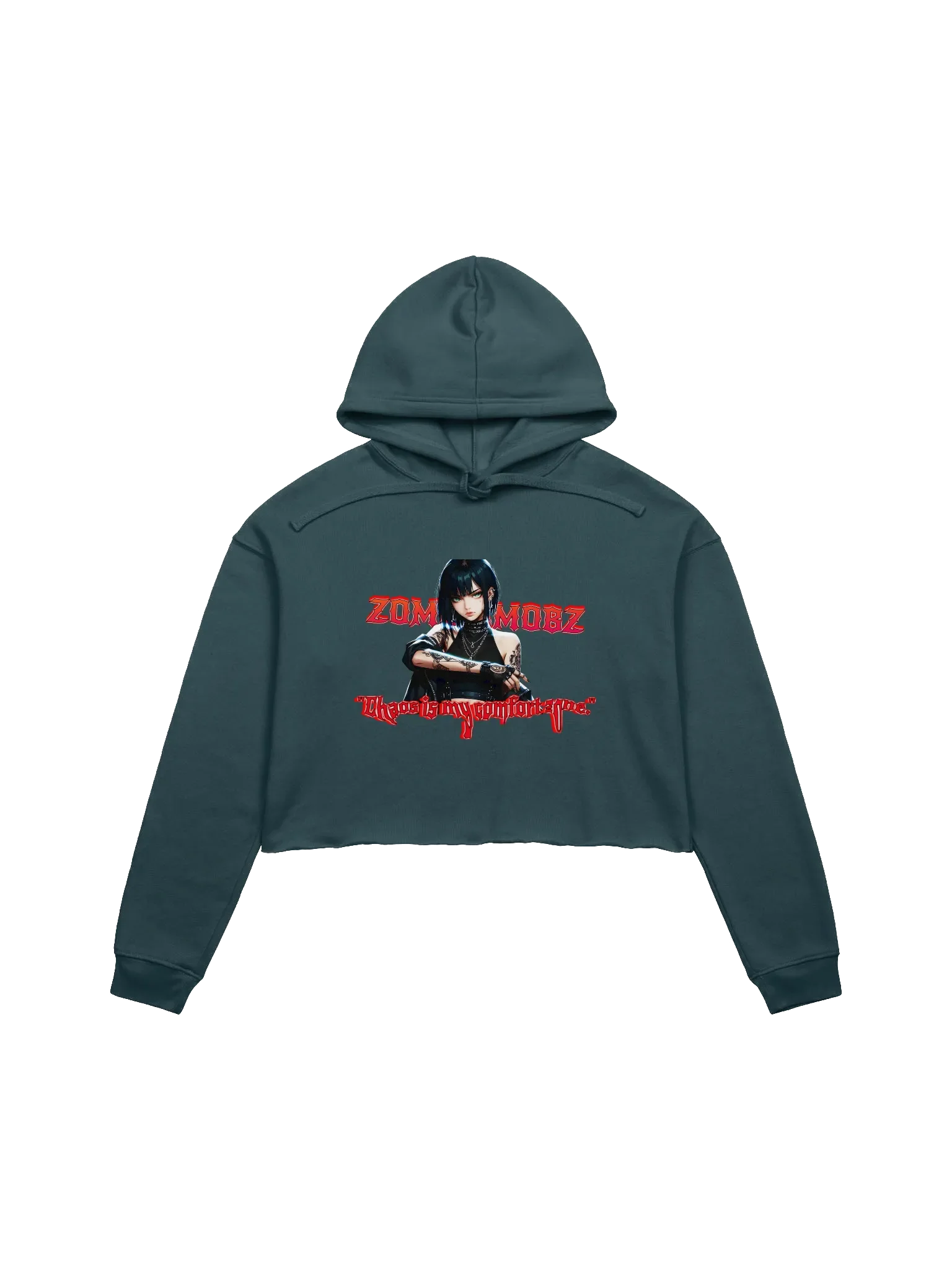Chaos Comfort Zone Crop Hoodie product image (3)