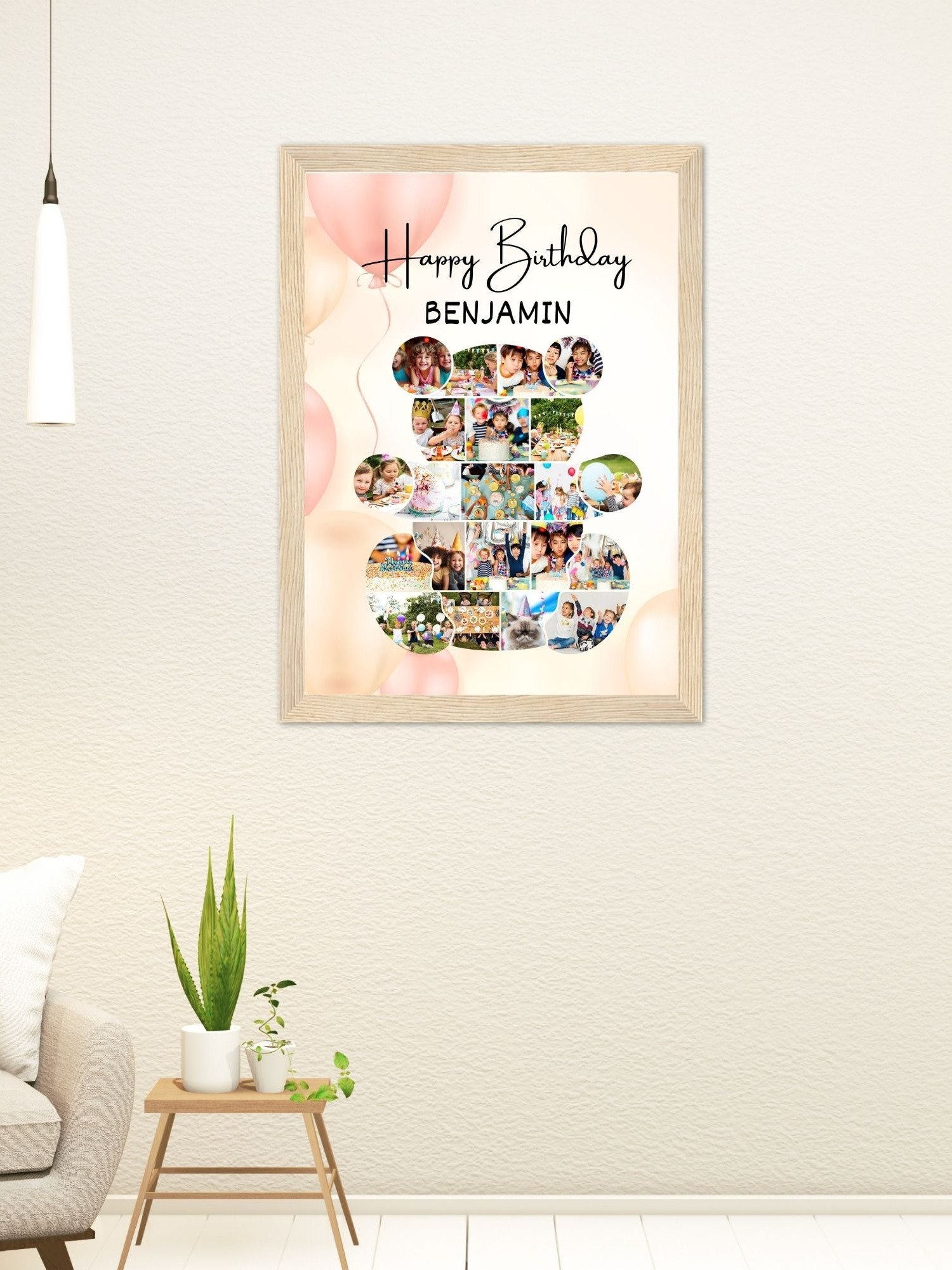 Bear Themed Birthday Photo Collage Canva Template product image (7)