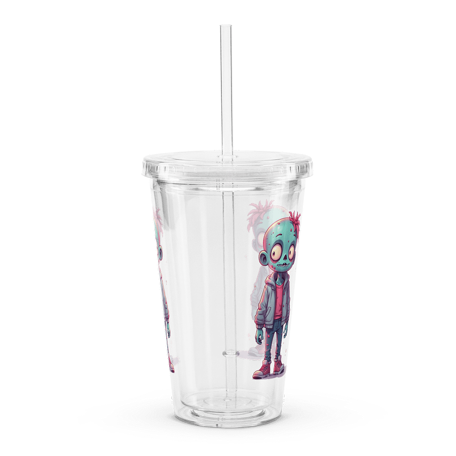 Dresden Mire Double Wall Clear Plastic Tumbler product image (4)