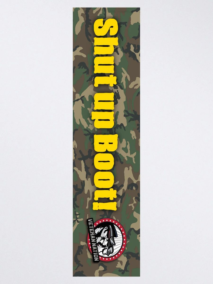 Shut up Boot Bumper Sticker product image (3)
