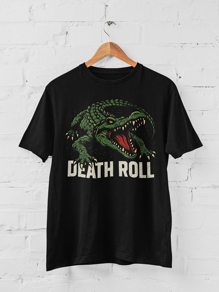 Death Roll Crocodile T-Shirt product image (1)