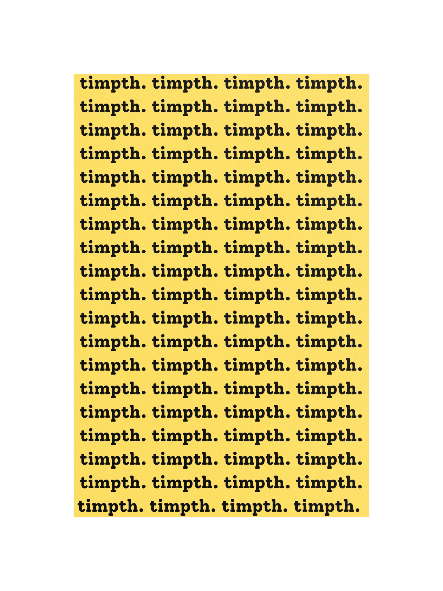 timpth Full Poster product image (1)