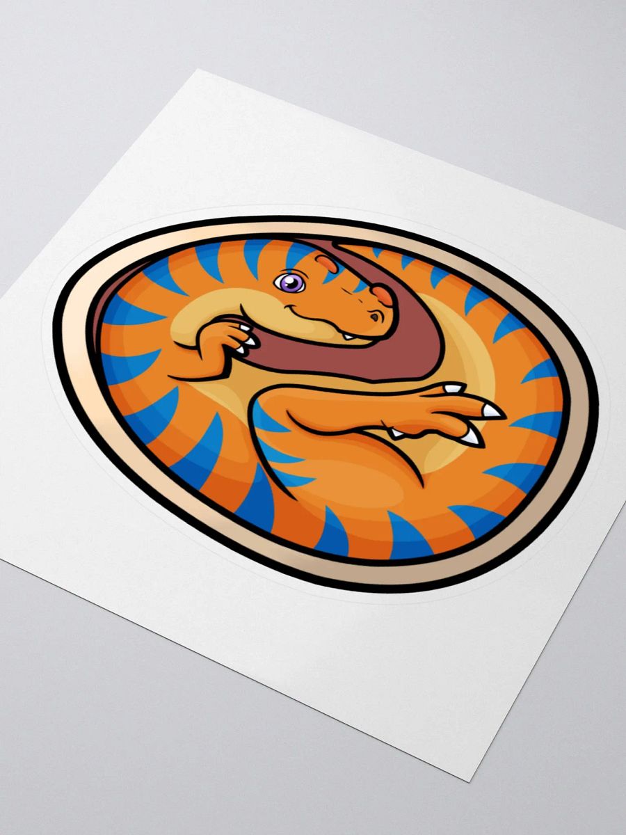 Baby Ceratosaurus in egg Sticker product image (3)