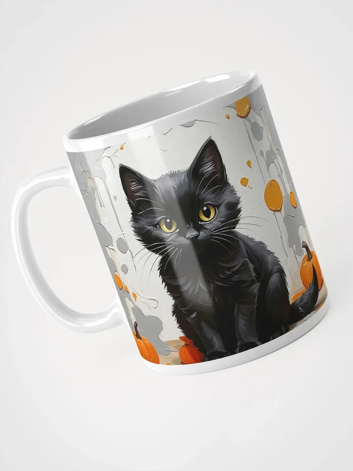 Lunas Lurk Black Cat Mug product image (2)