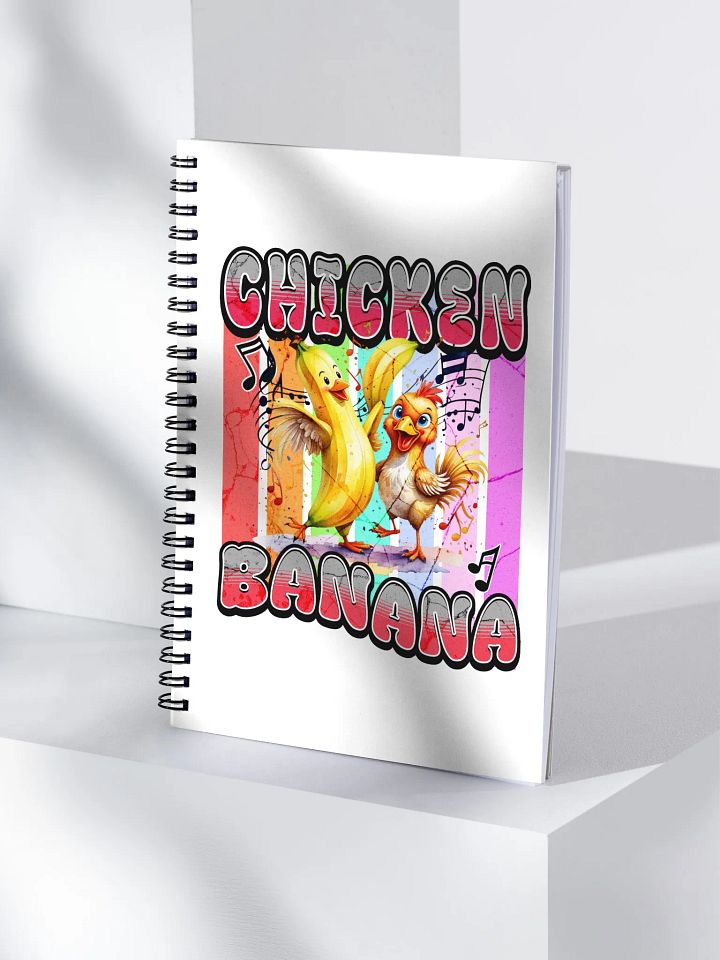 Chicken Banana Spiral Notebook product image (1)