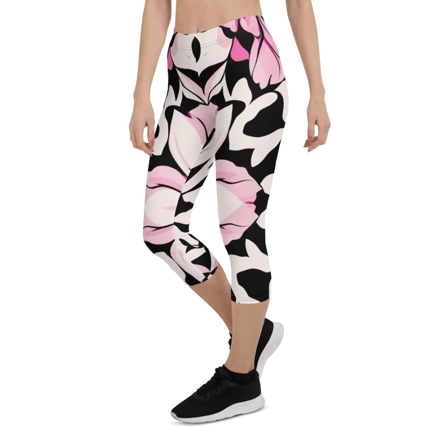 Floral Fantasy All-Over Capri Leggings product image (5)