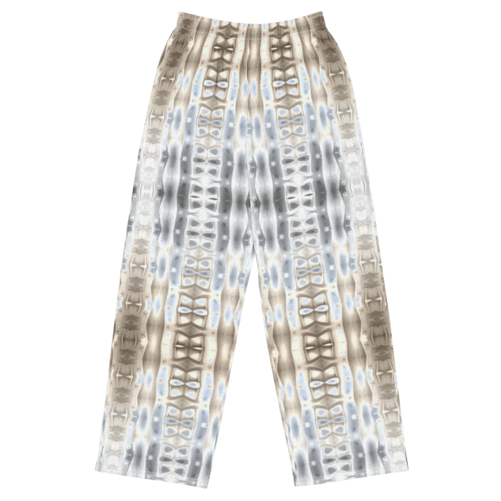 Abstract pattern in blue and brown, product image (1)