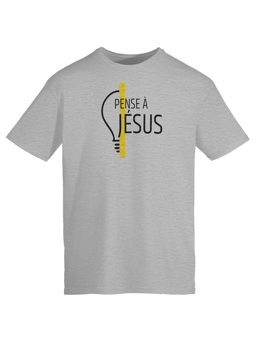 "Pense à Jésus" Evangelism T-Shirt – Share the Gospel in French product image (58)