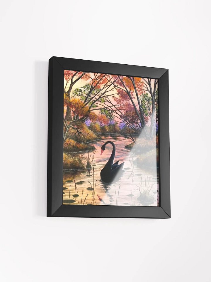Black Swan Wood Framed Poster product image (6)