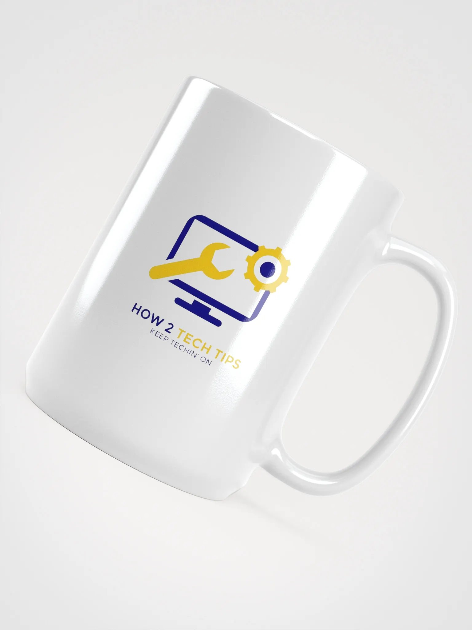 How2TechTips White Mug product image (4)