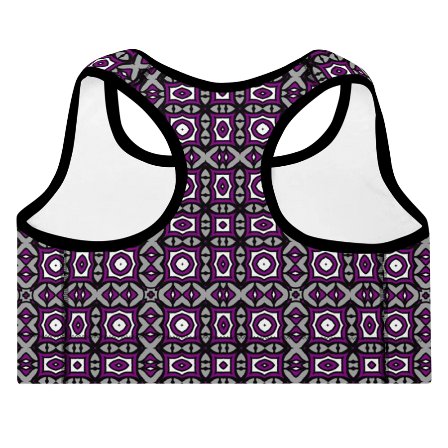 Asexual Abstract (3) - Padded Sports Bra product image (4)