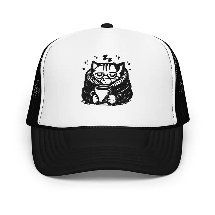Comfy Cat Times || Otto Foam Mesh Hat product image (1)