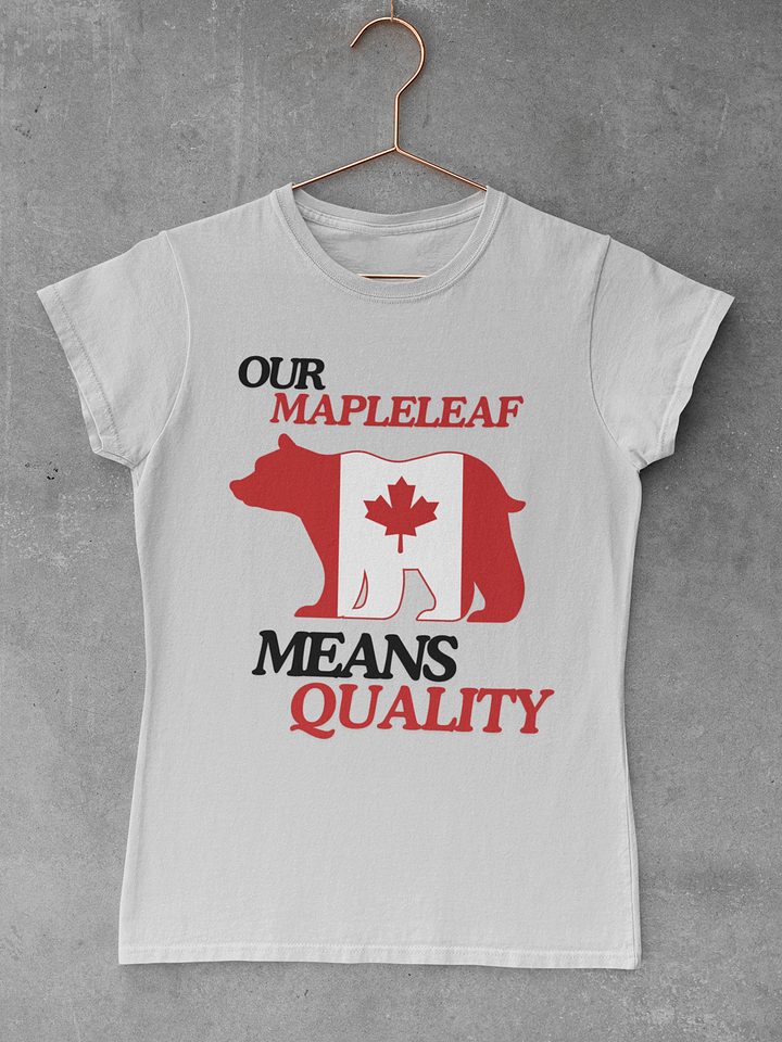Canadian Flag Bear Silhouette T-Shirt product image (1)
