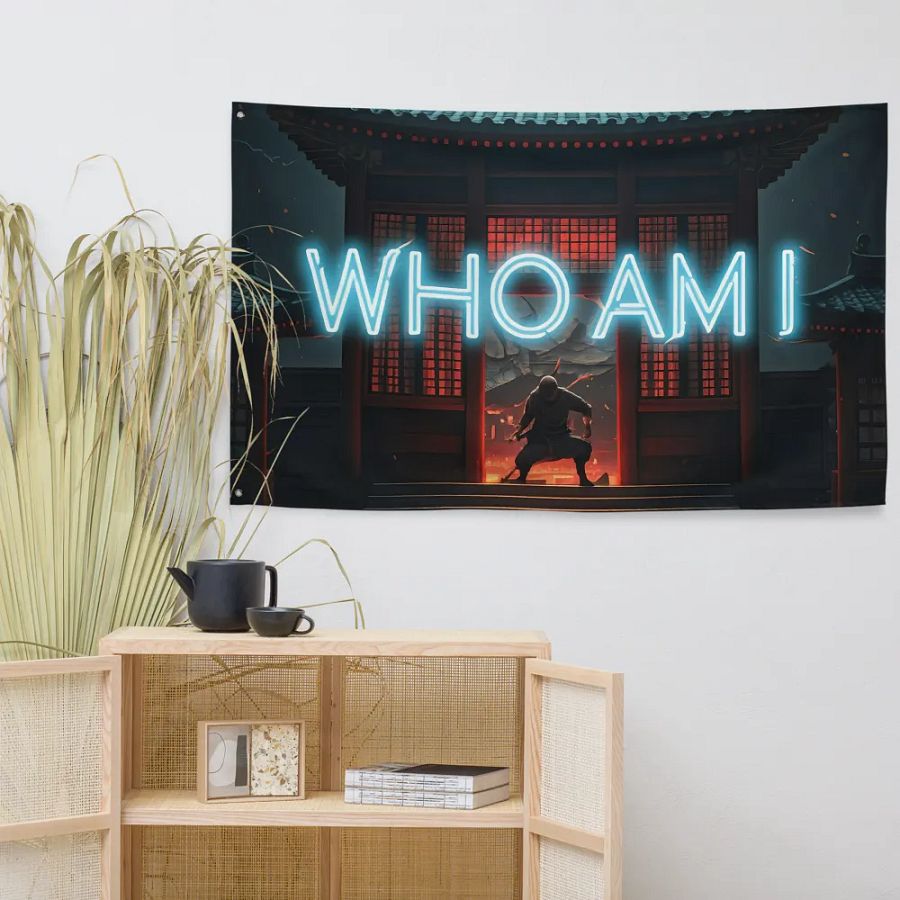 Neon Identity All-Over Flag product image (7)