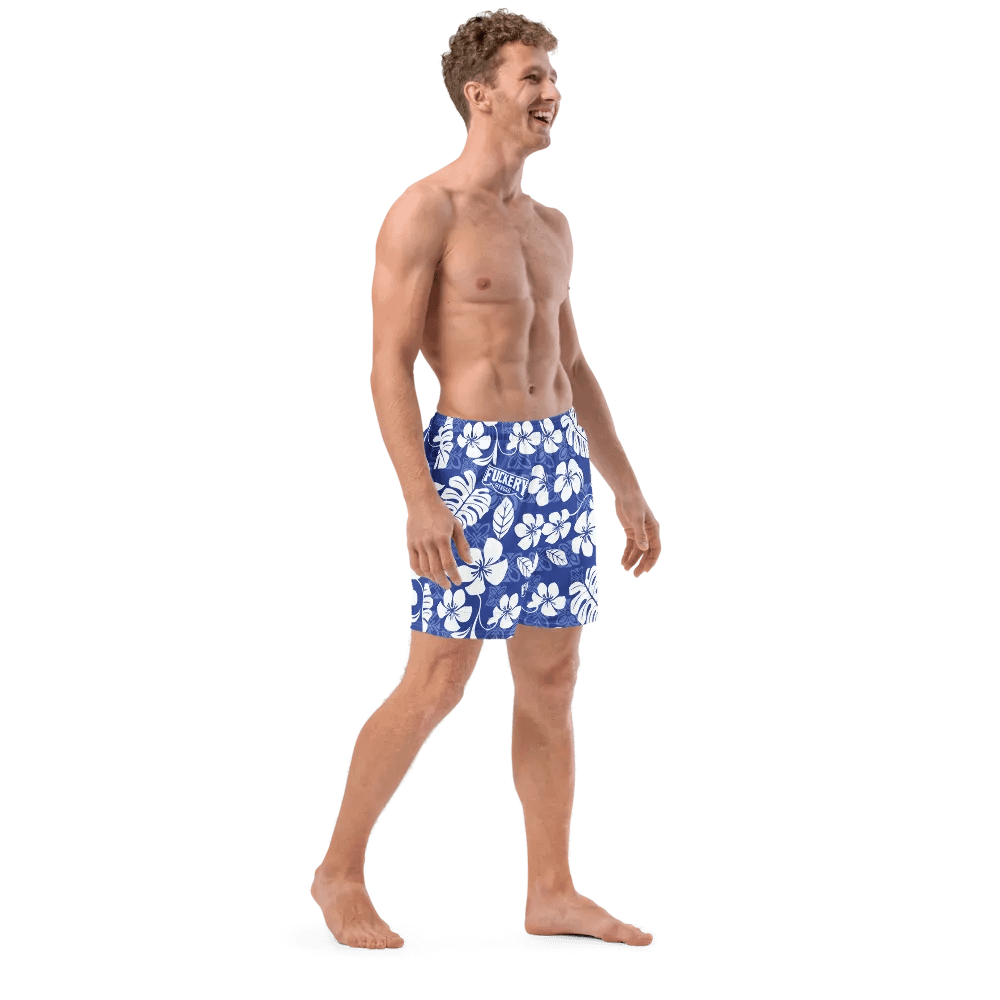 Fuckery Offroad Mens Hawaiian Shorts - Blue product image (12)