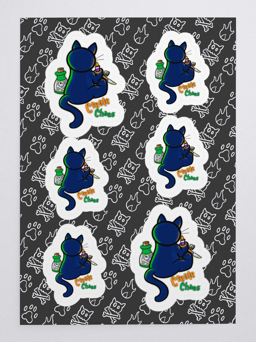 Create Chaos Sticker sheet product image (3)