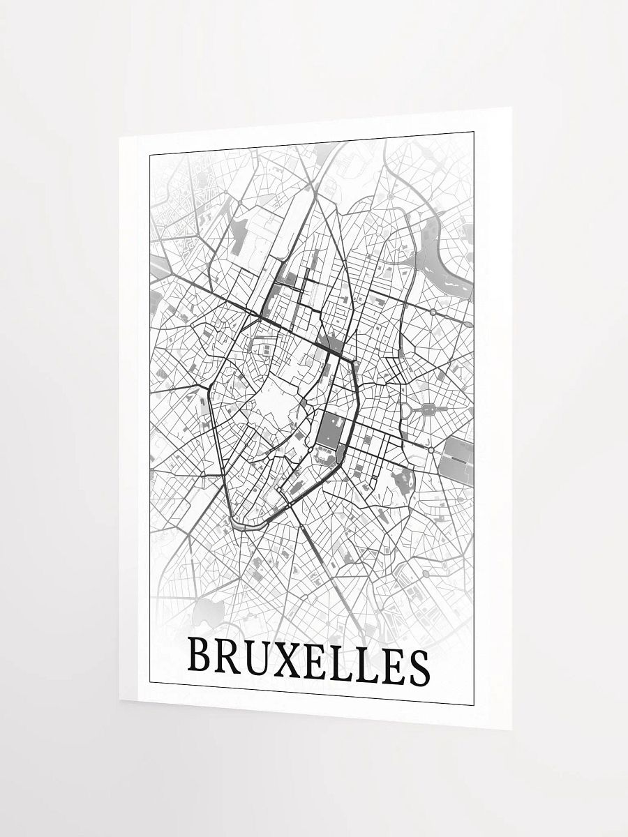 Bruxelles, Belgium, city map print product image (6)
