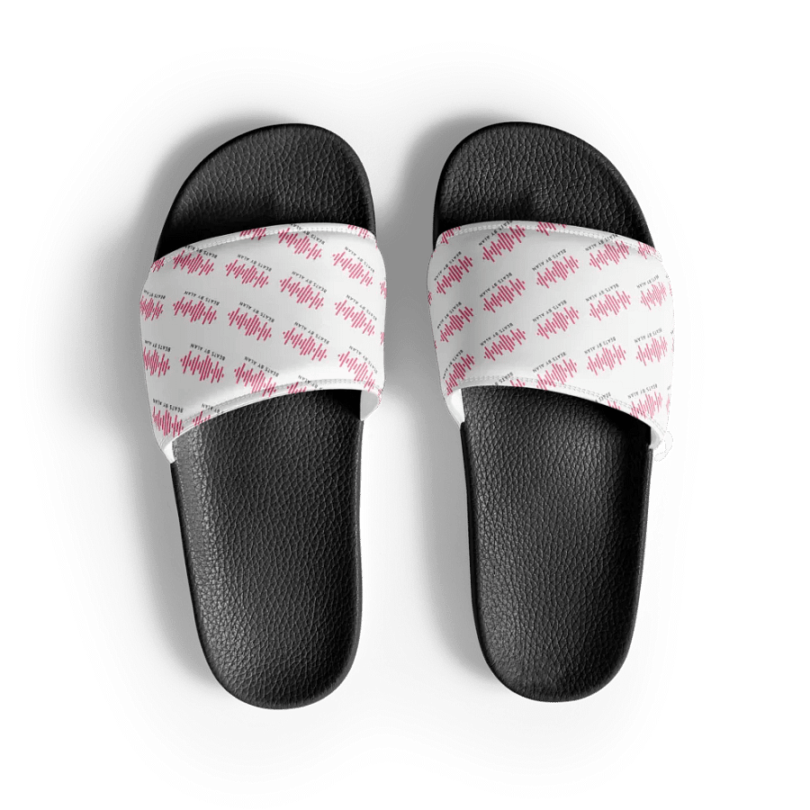 Diagonal Text Pattern Slides for Men by Beats By Alan product image (3)