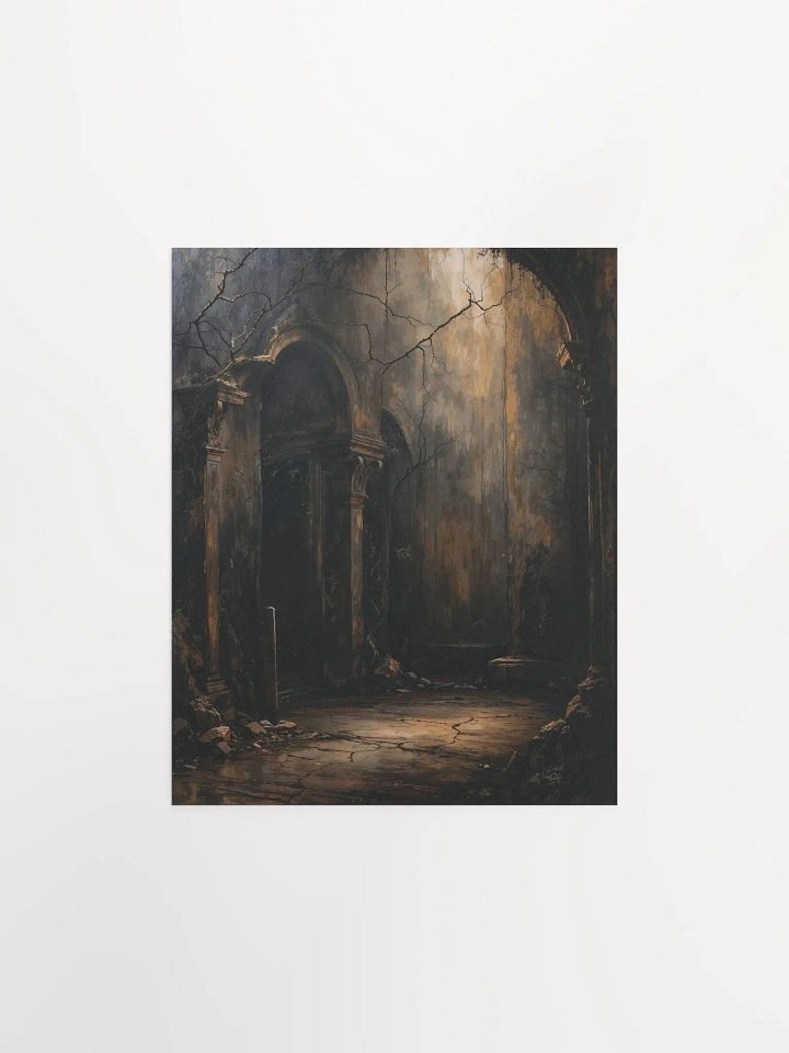 Ethereal Gothic Decay Matte Poster product image (6)