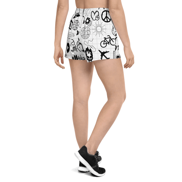 TheeMlle'N'Chill - All Over Print Loose Shorts product image (1)