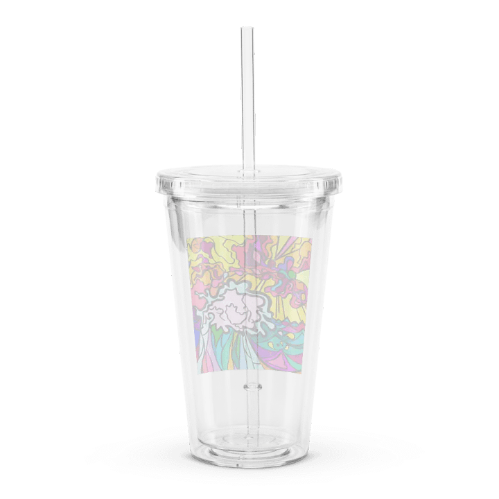 Vibrant Flow Double Wall Tumbler - Wave at Sunset product image (2)