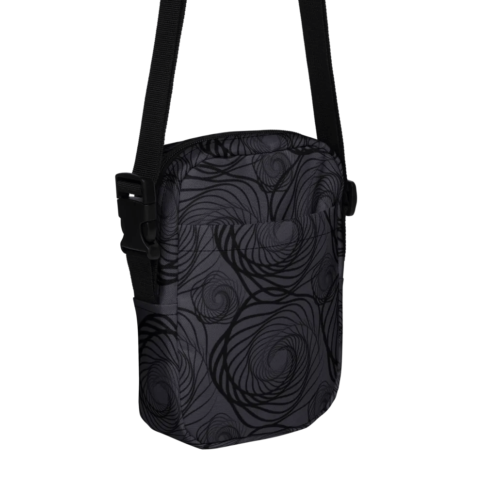 Spiral Noir All-Over Crossbody Bag for dads men boys product image (4)