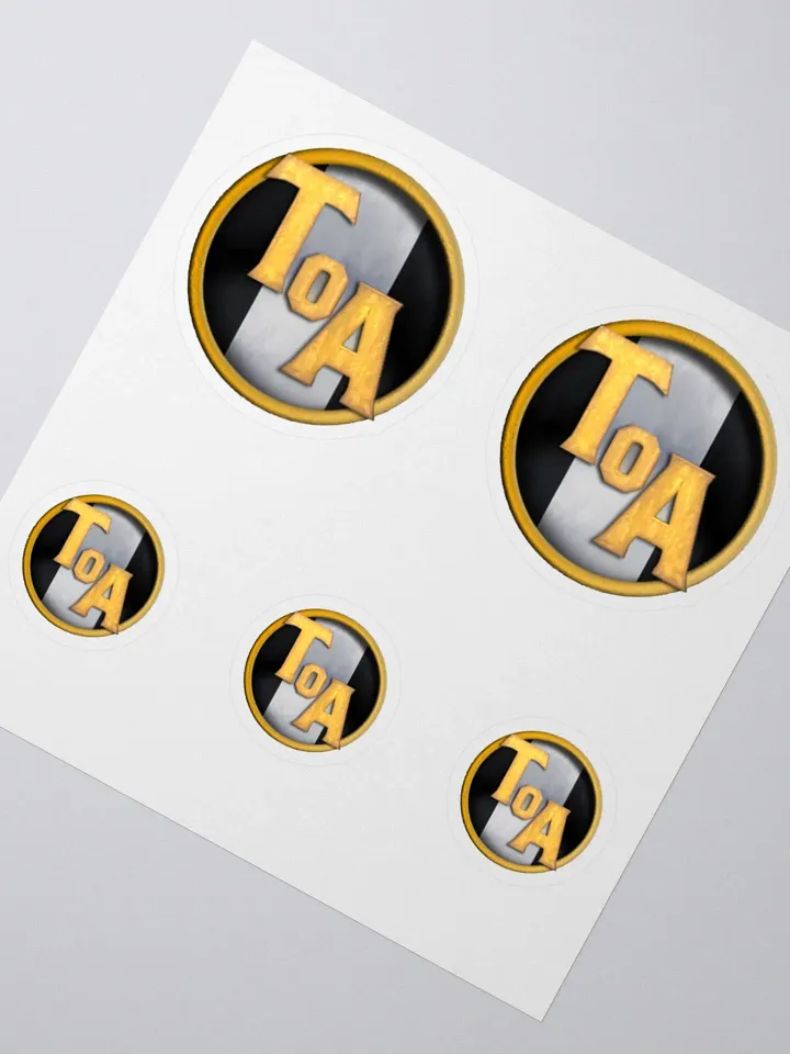 Tournament of Ages - Small Logo - Sticker Sheet product image (2)