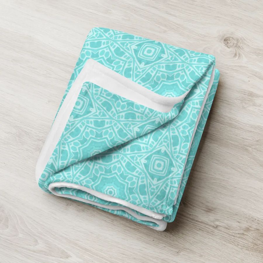 Symmetry Serenity Throw Blanket product image (18)