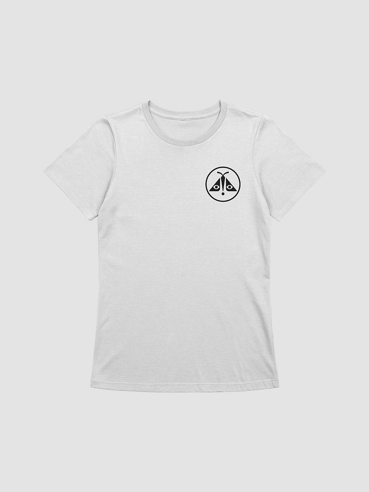 Concert Moth w/ Neckline Logo (Women's Fitted, White/Light Colors) product image (1)