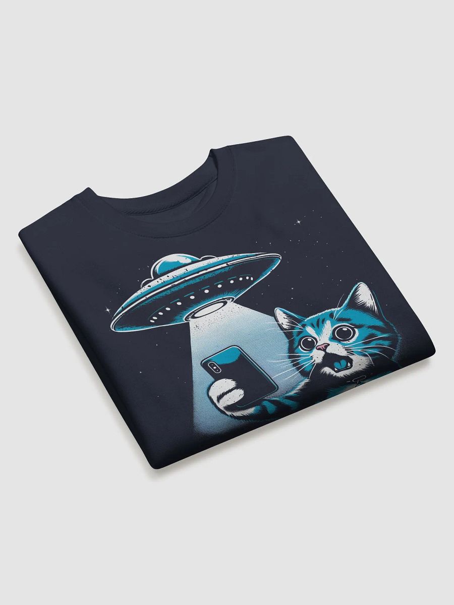 Surprised Cat UFO Sweatshirt product image (15)