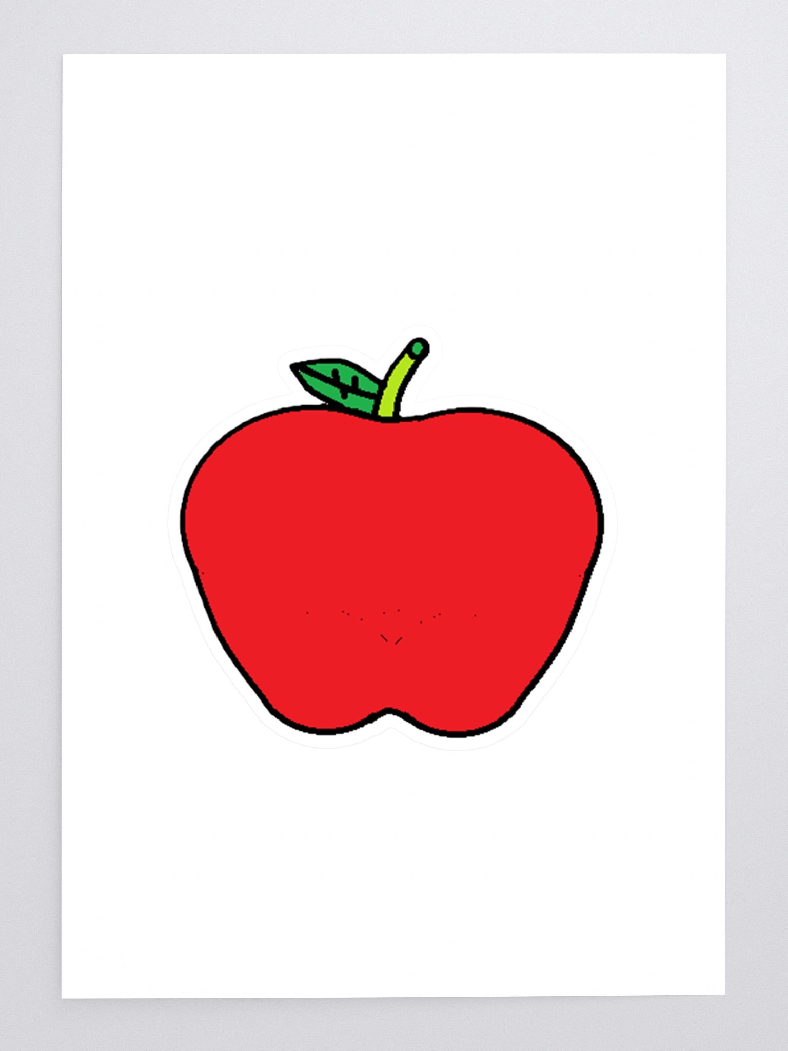 Fruity Fun Apple Kiss Cut Sticker Sheet product image (3)