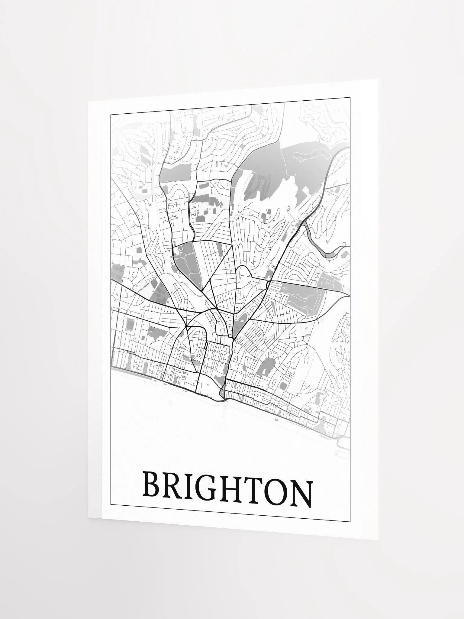 Brighton, England, city map print product image (6)