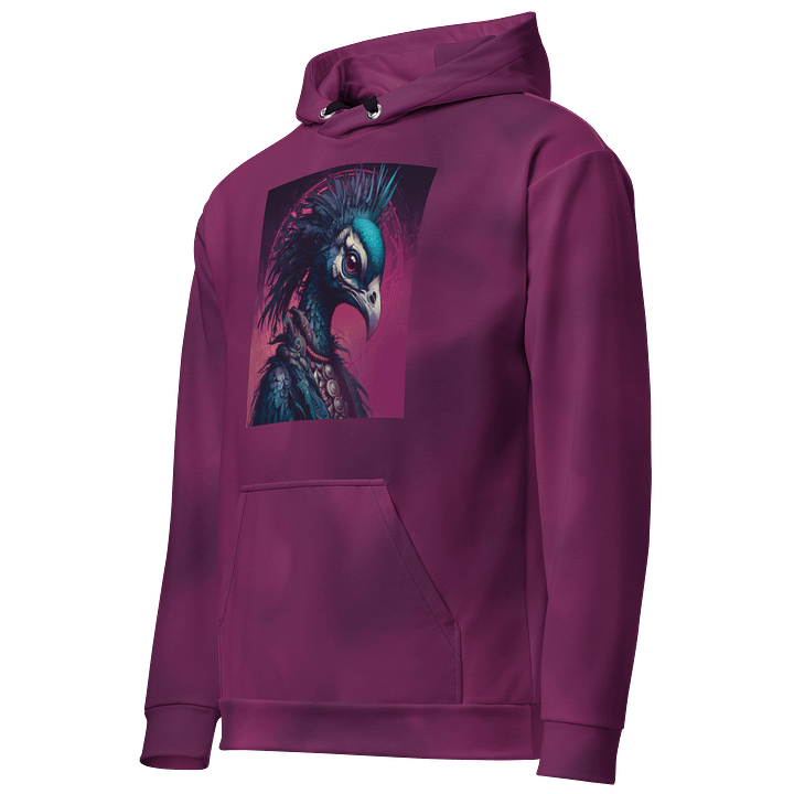 Emo Goth Peacock Unisex Hoodie product image (2)