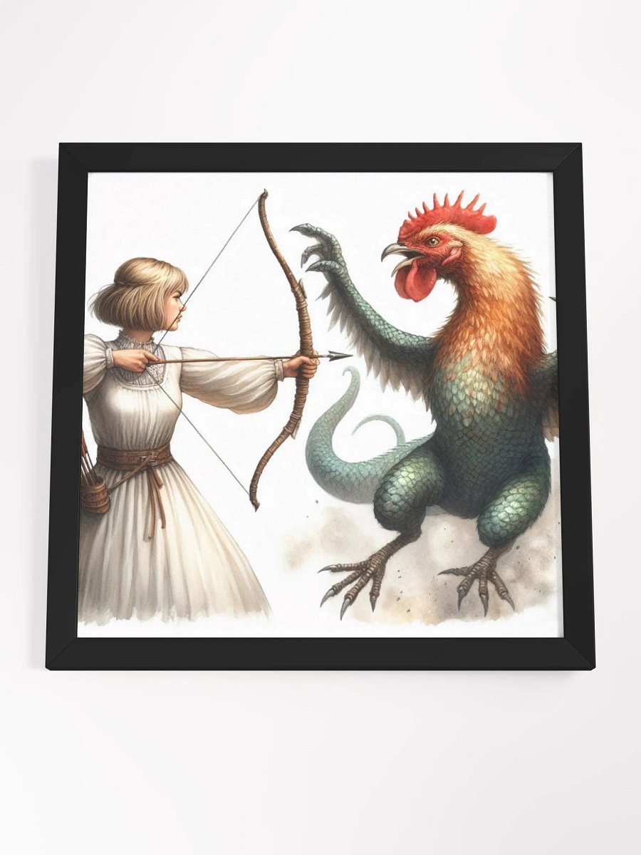 Christian Conspiracy Coalition (Lady Love) - Framed High-Quality Matte Poster product image (4)