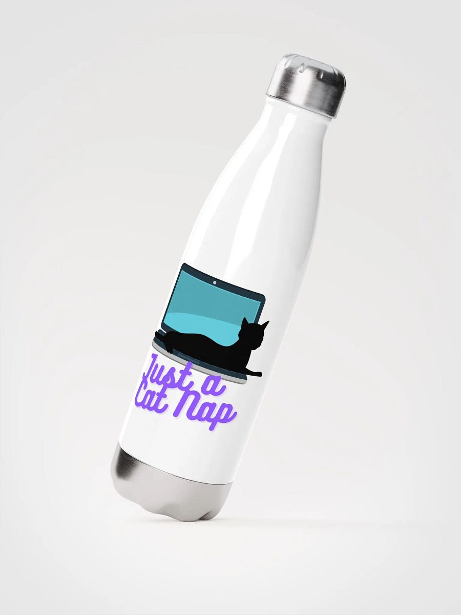 Just a cat nap. (Stainless Steel Water Bottle) product image (2)