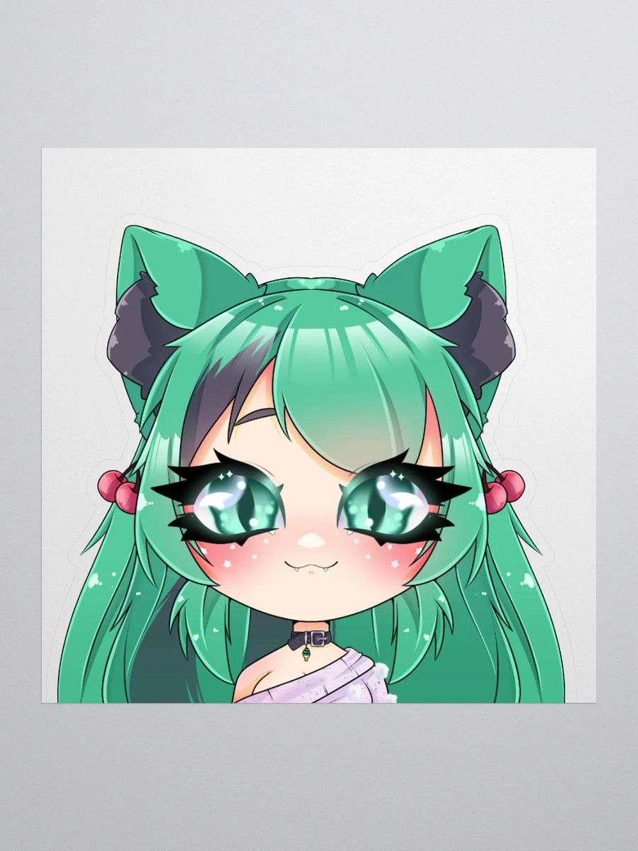 Mintzey Moon Half Chibi (Sweater) (Half Border) Sticker product image (2)
