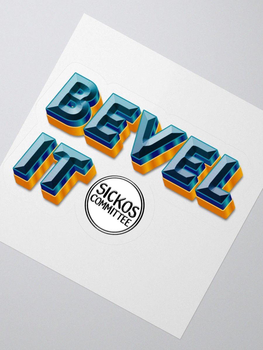 BEVEL IT Kiss Cut Stickers - 3 Sizes product image (6)