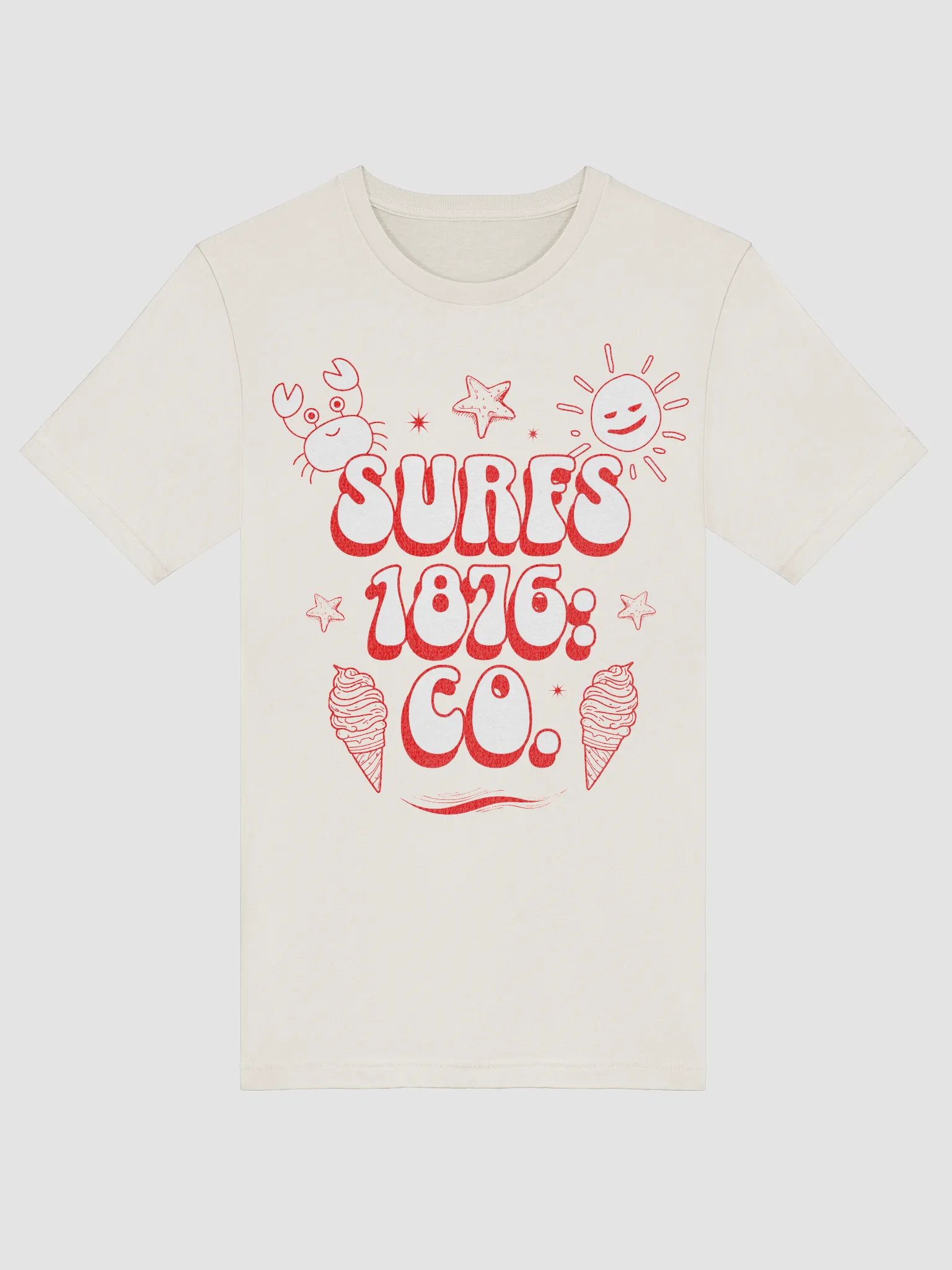Sun & Crab Surfing Adventure T-Shirt product image (5)