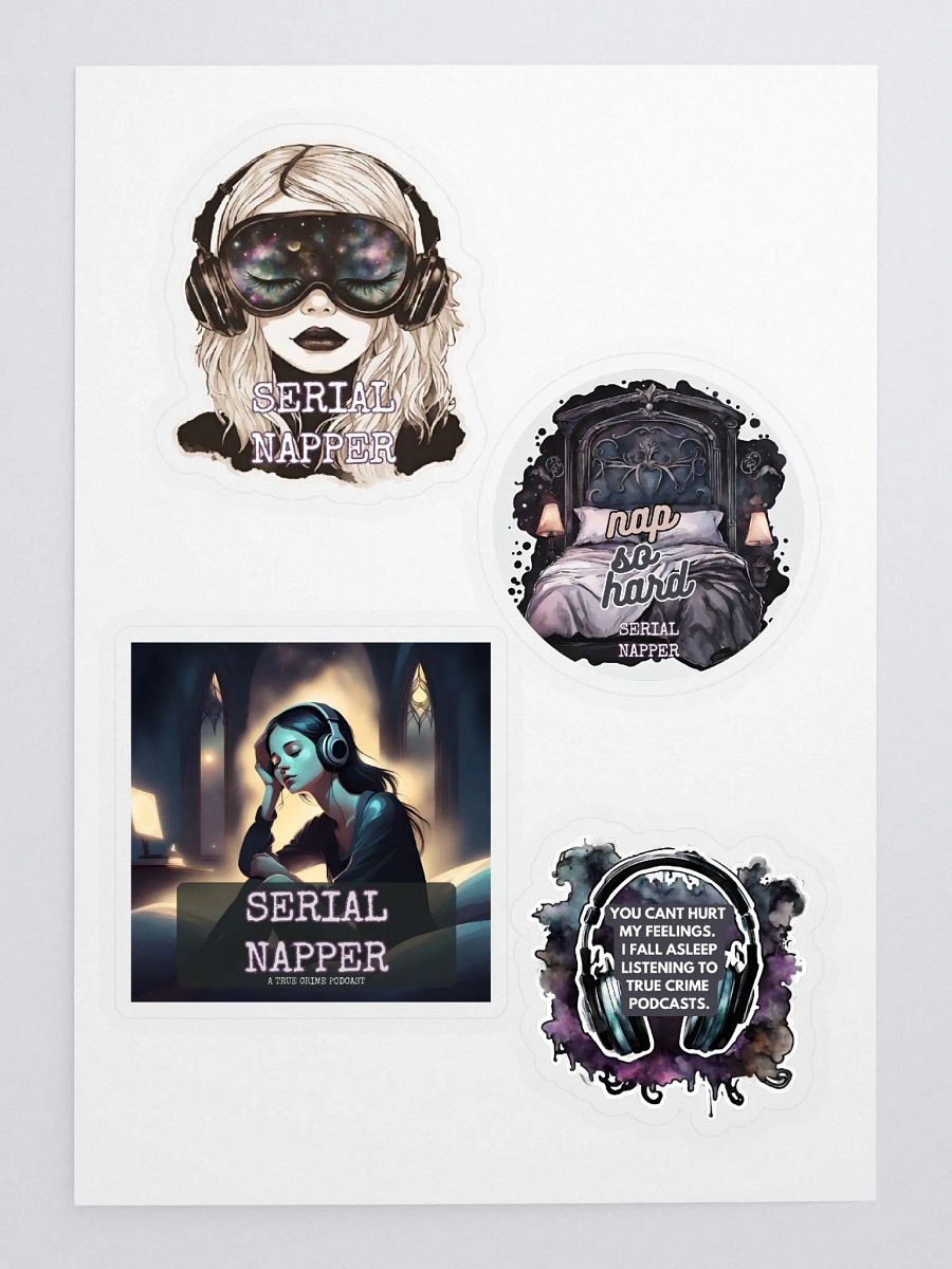 Serial Napper Sticker Sheet product image (3)