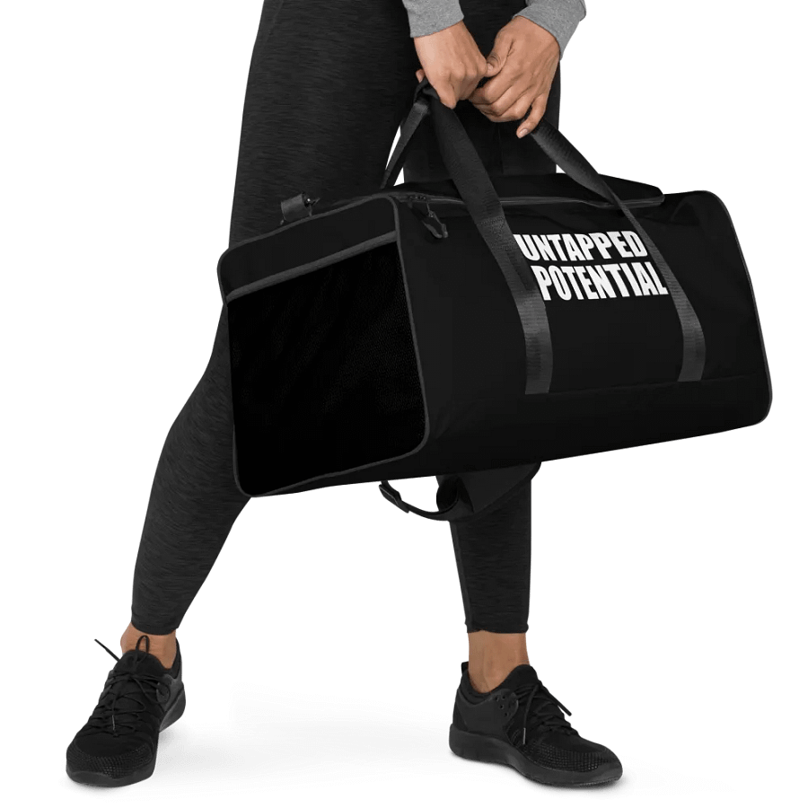 Untapped Potential Black Duffle Bag product image (5)