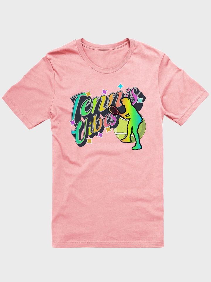 Tennis Vibes Female Neon Rainbow T-Shirt product image (22)