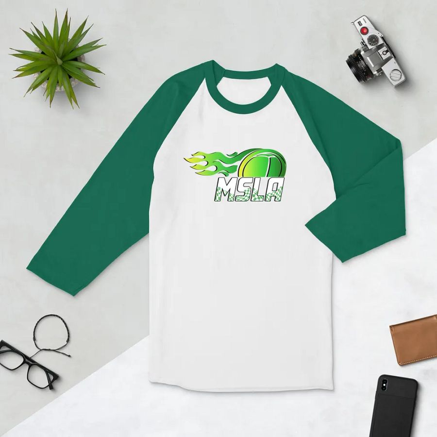 MSLA Green Jersey Raglan Tee product image (4)