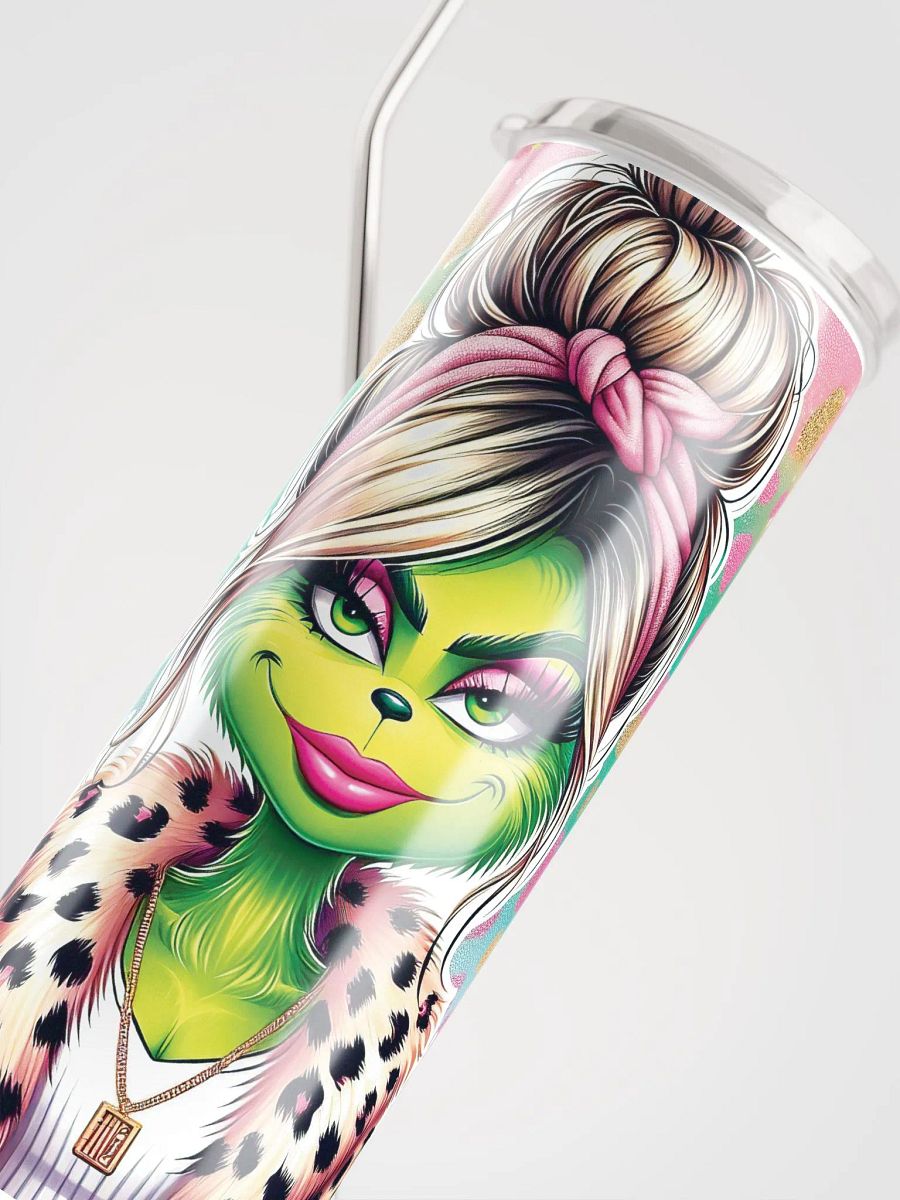 Sassy Grinch Stainless Steel Tumbler product image (5)