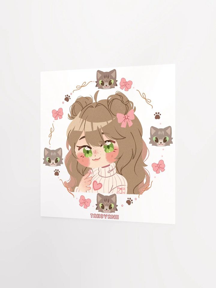Sienna's Kitty Companion Print 10x10 product image (2)