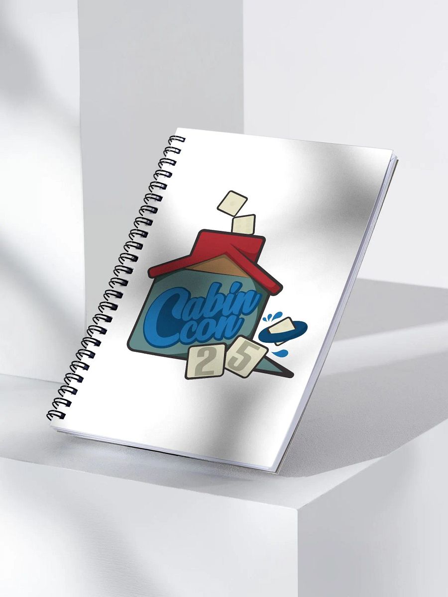 Cabin Con 2025 alt logo Spiral Notebook product image (1)