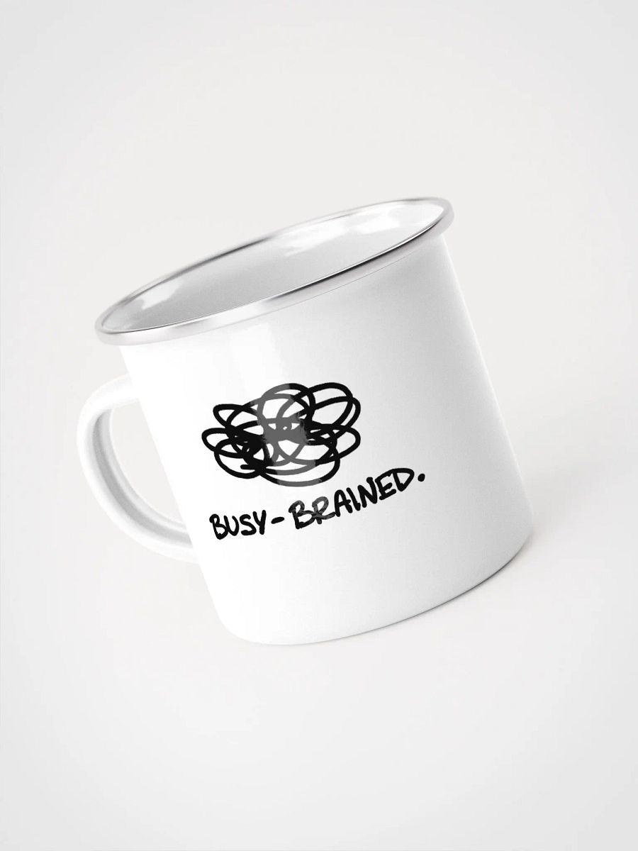BUSY-BRAINED Enamel Mug product image (3)