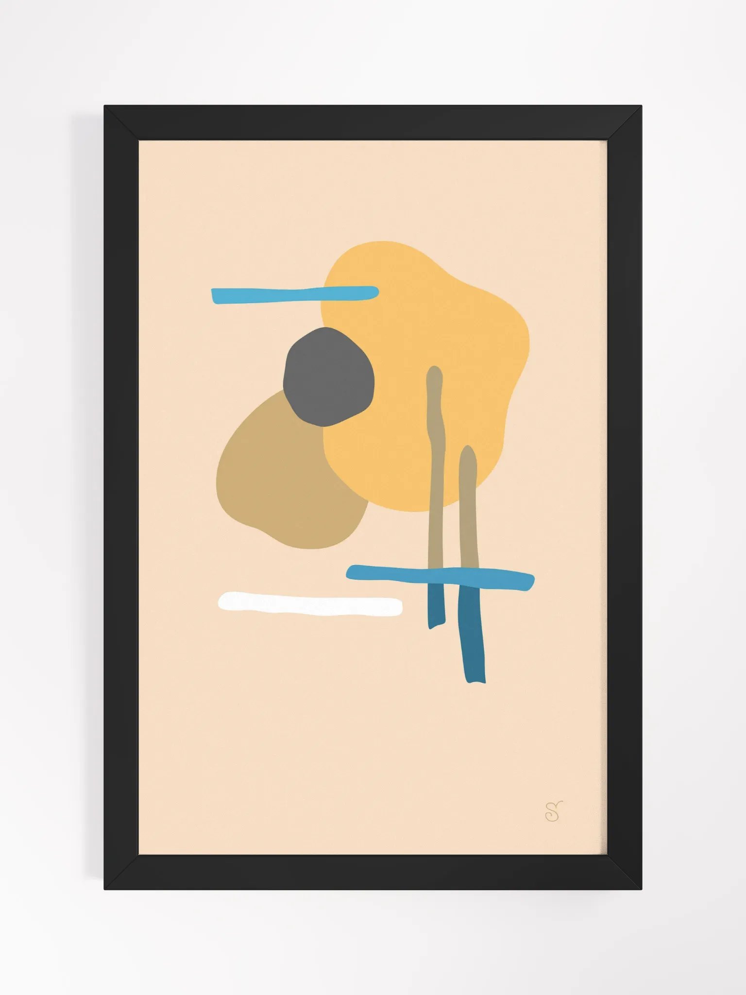Abstract Harmony Matte Framed Poster - Abstract Image No. 1 product image (2)