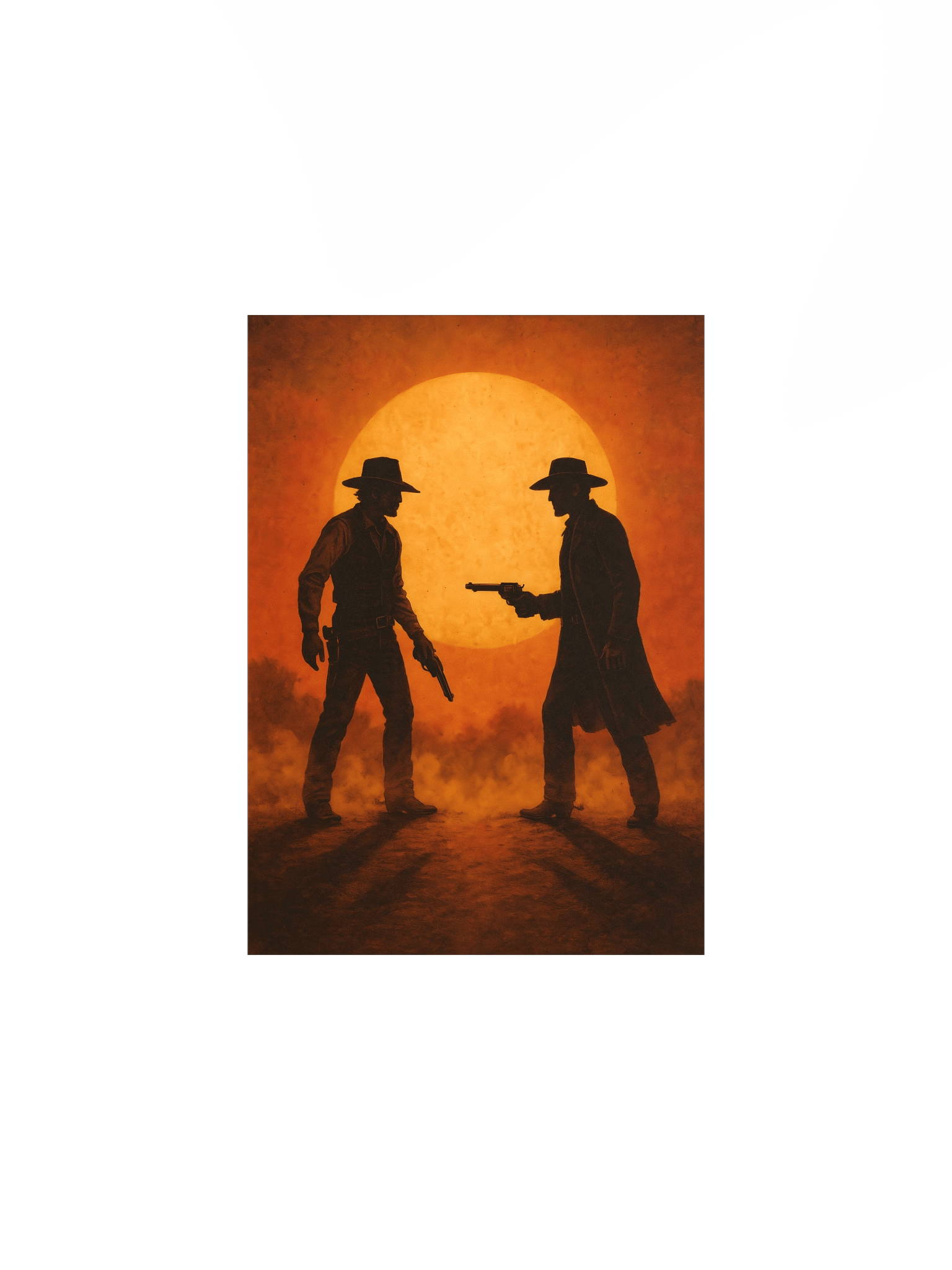 Poster “Duel au coucher de soleil” product image (6)